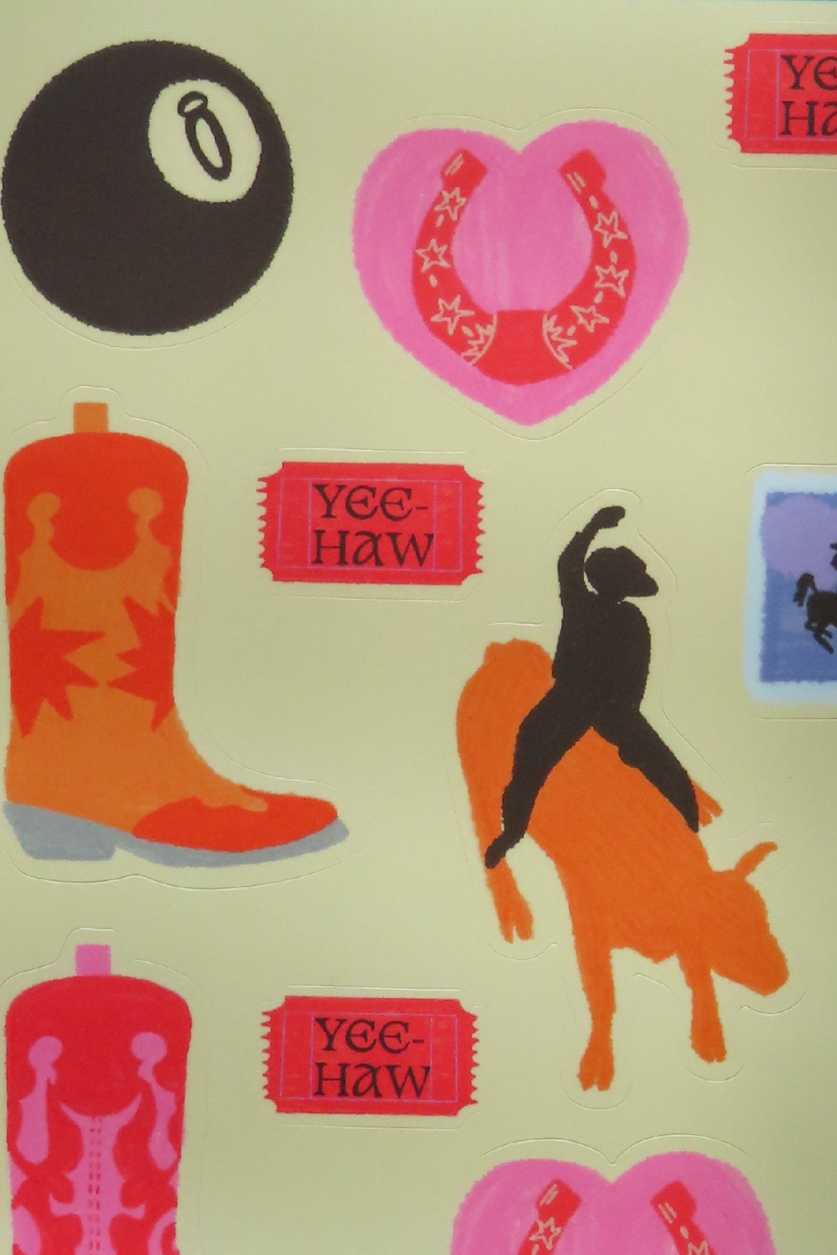 Yeehaw Sticker Sheet