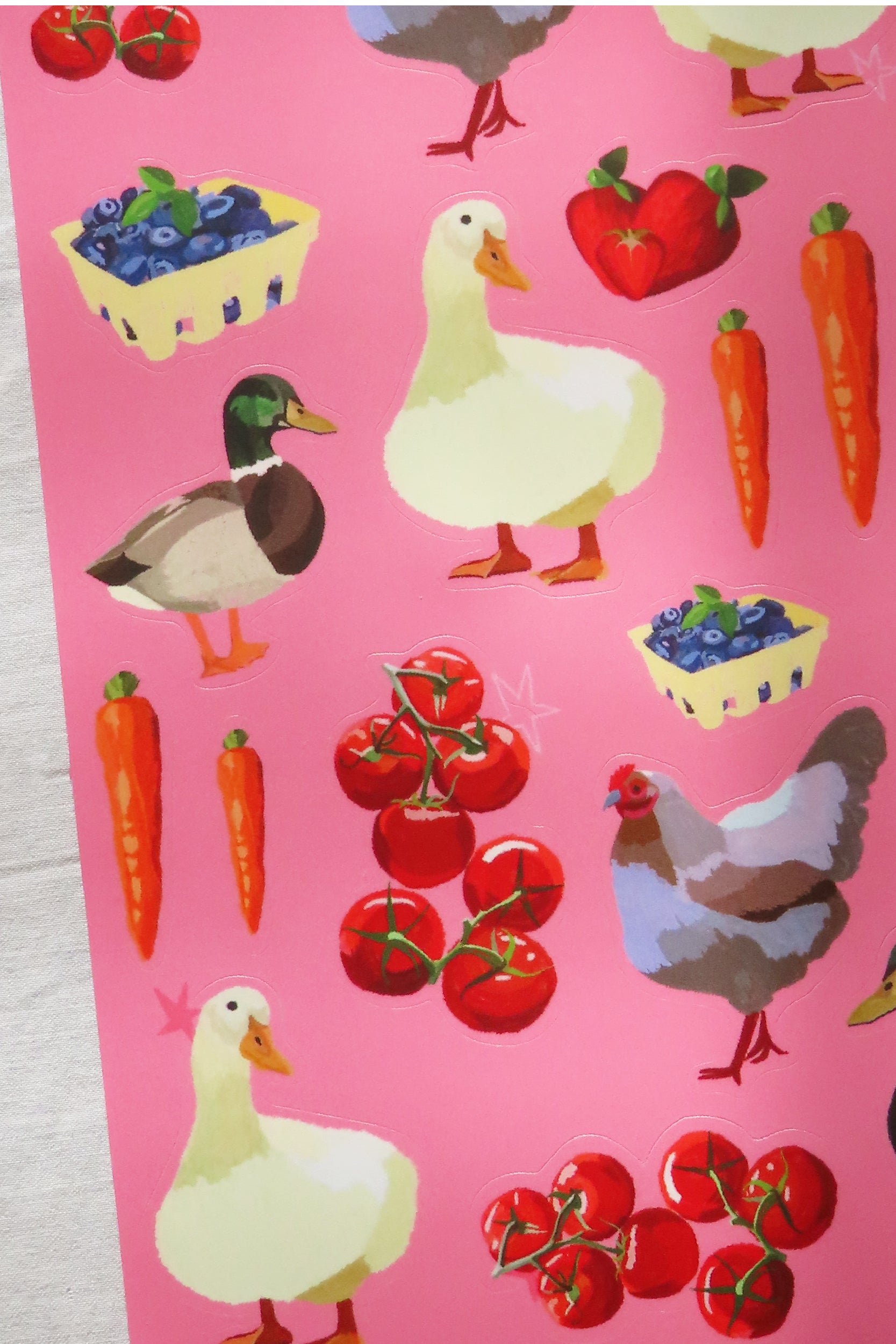 Lazy Farm Sticker Sheet