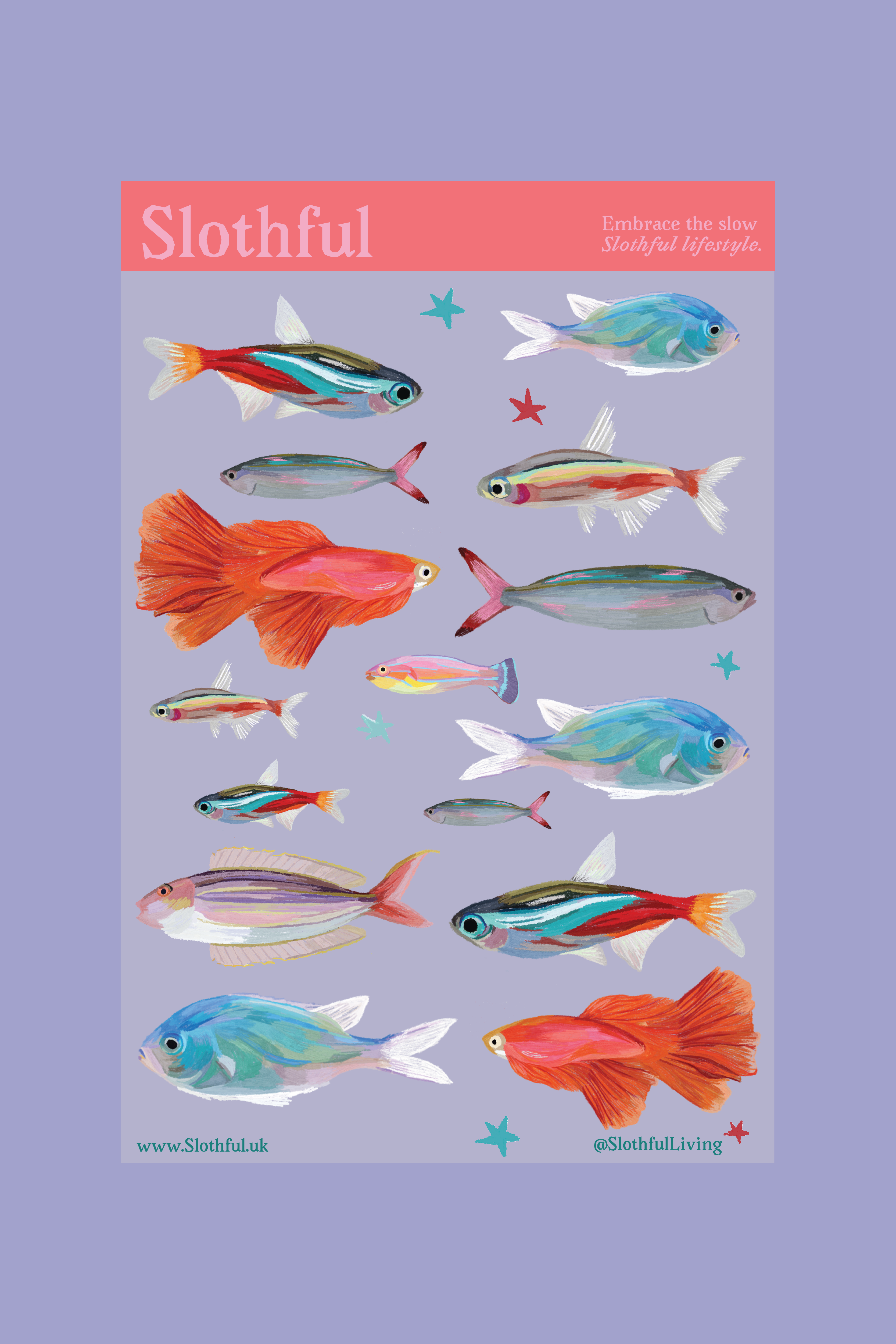 Fishies Sticker Sheet