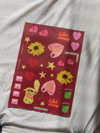 Slothful Classic A4 Sticker Sheet