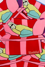 Lazy Girl Sticker