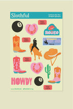 Yeehaw Sticker Sheet