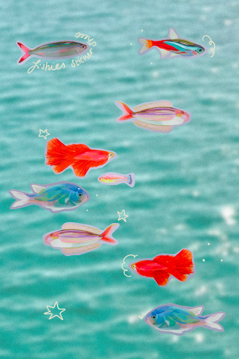 Fishies Sticker Sheet