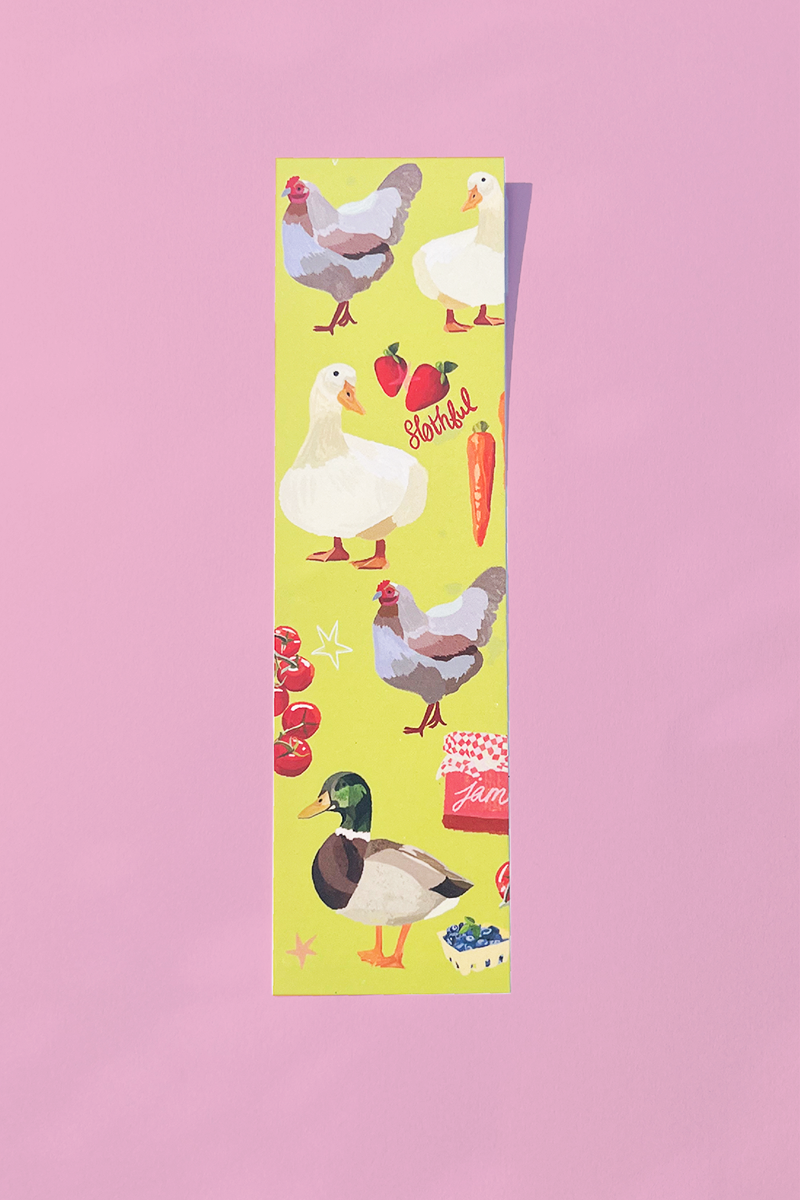 lazy farm bookmark