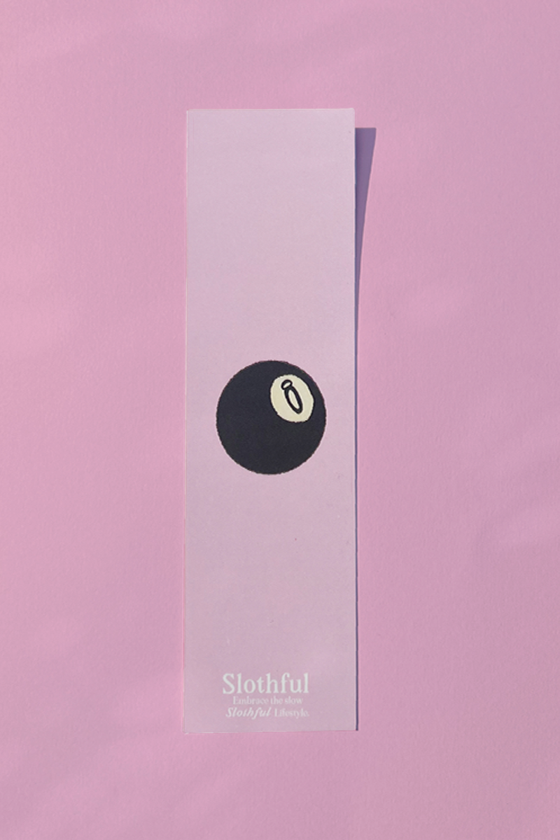 Magic 8 ball bookmark