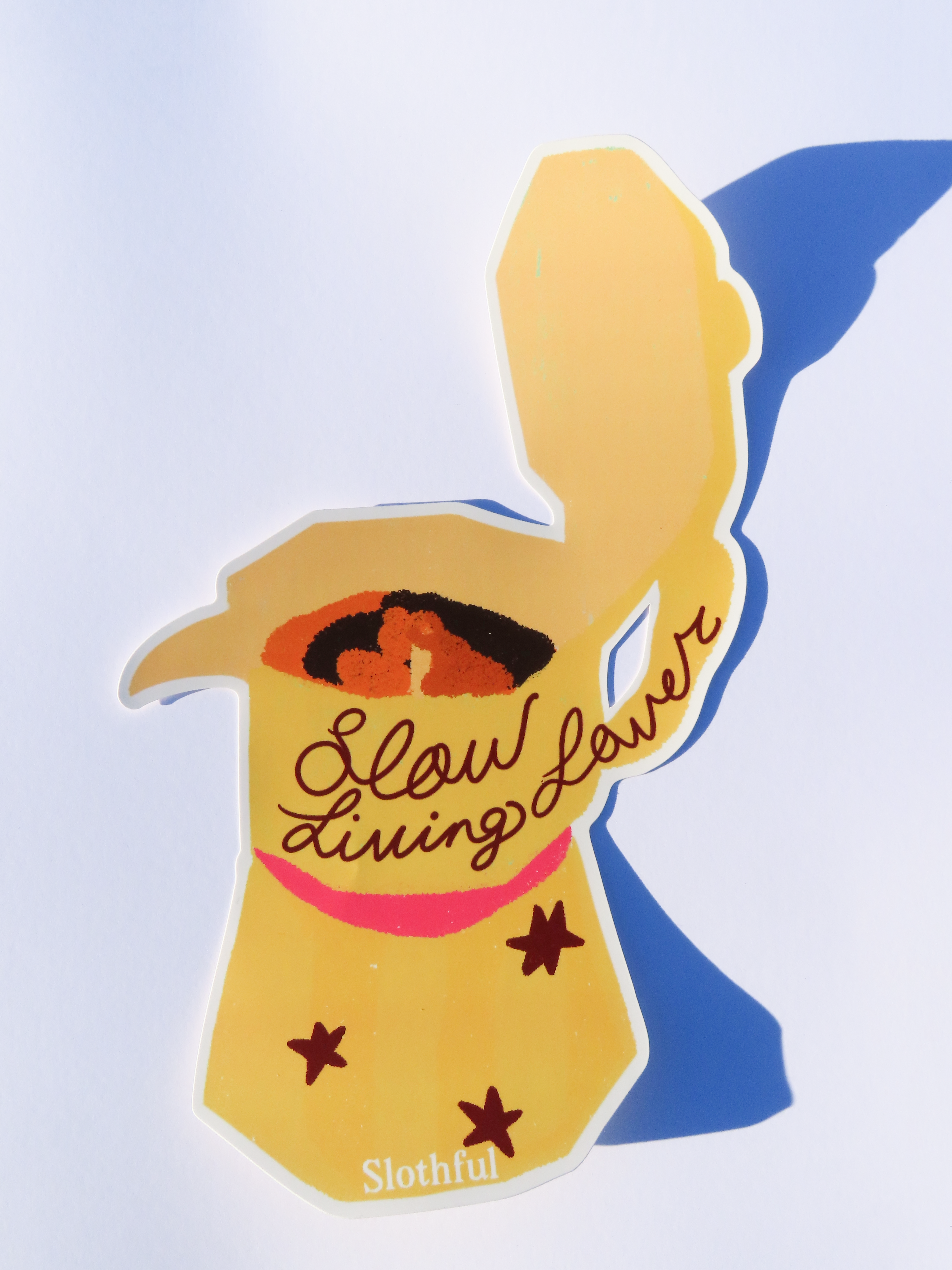 Slow Living Lover Sticker