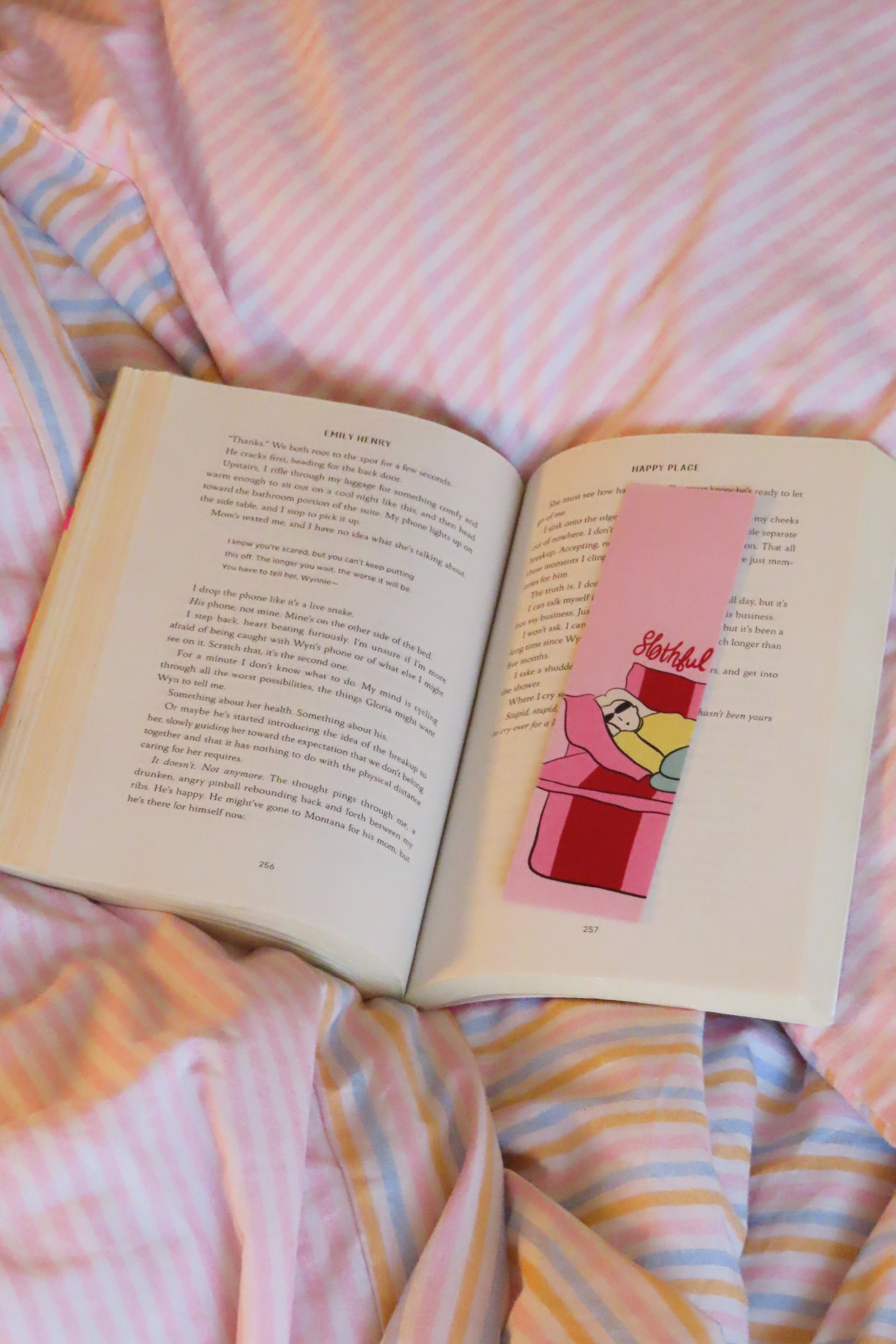 Lazy Girl Bookmark