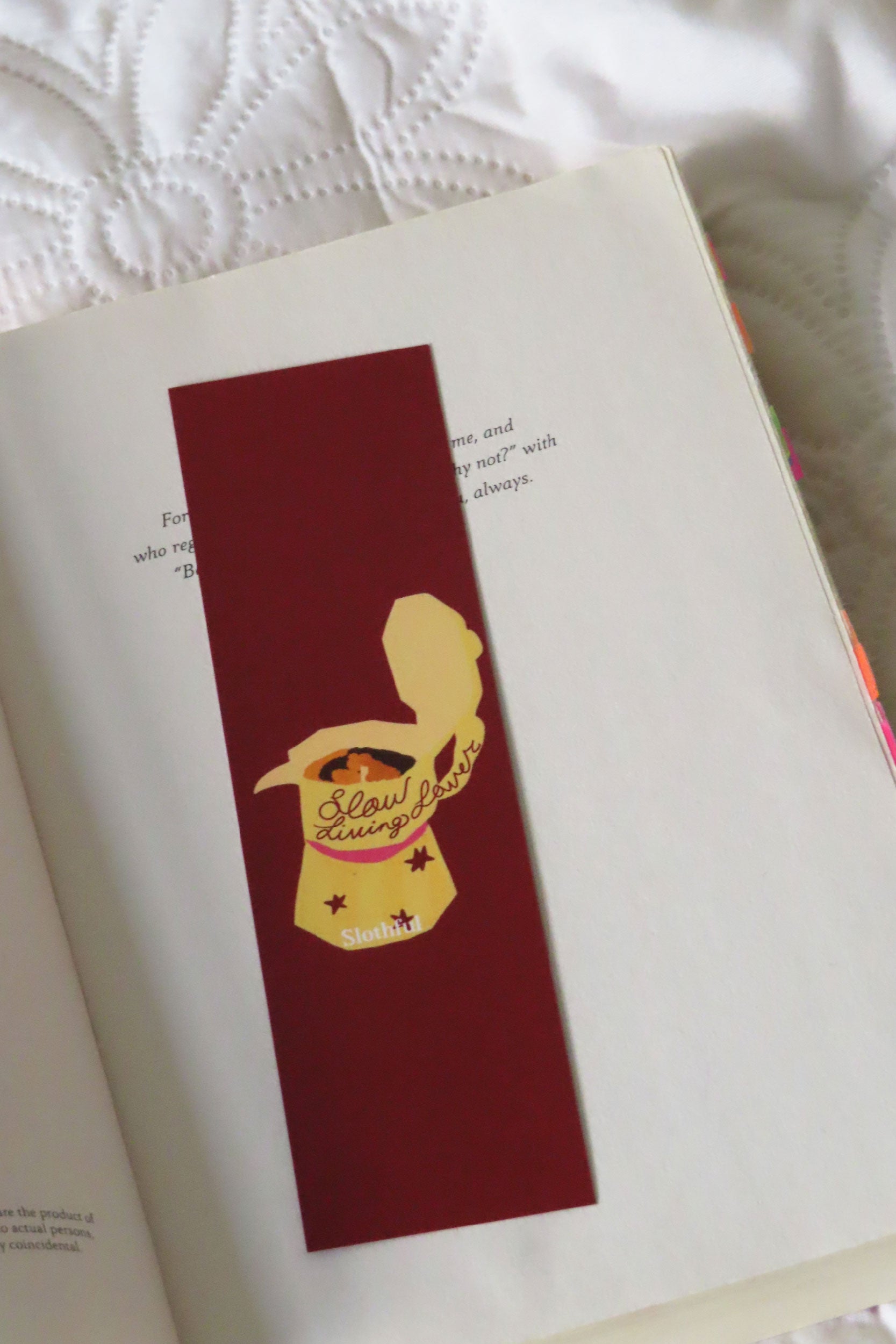 One More Coffee, Bookmark