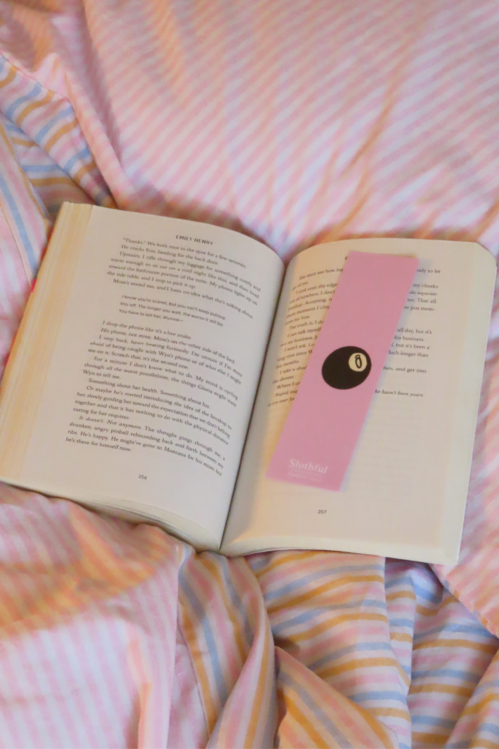 Magic 8 ball bookmark