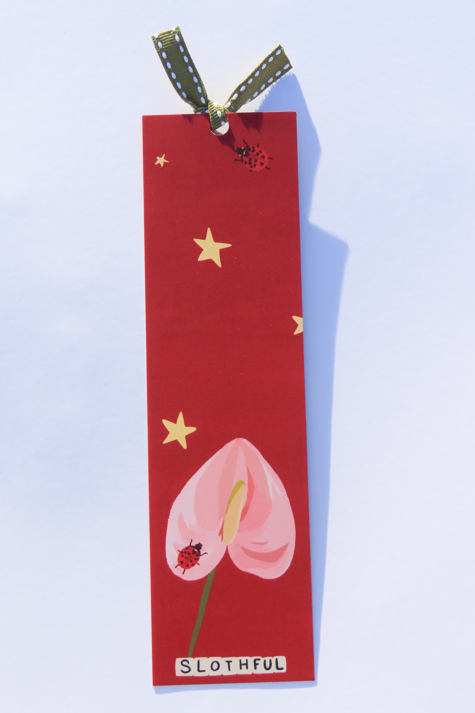 Nighttime Maroon Bookmark