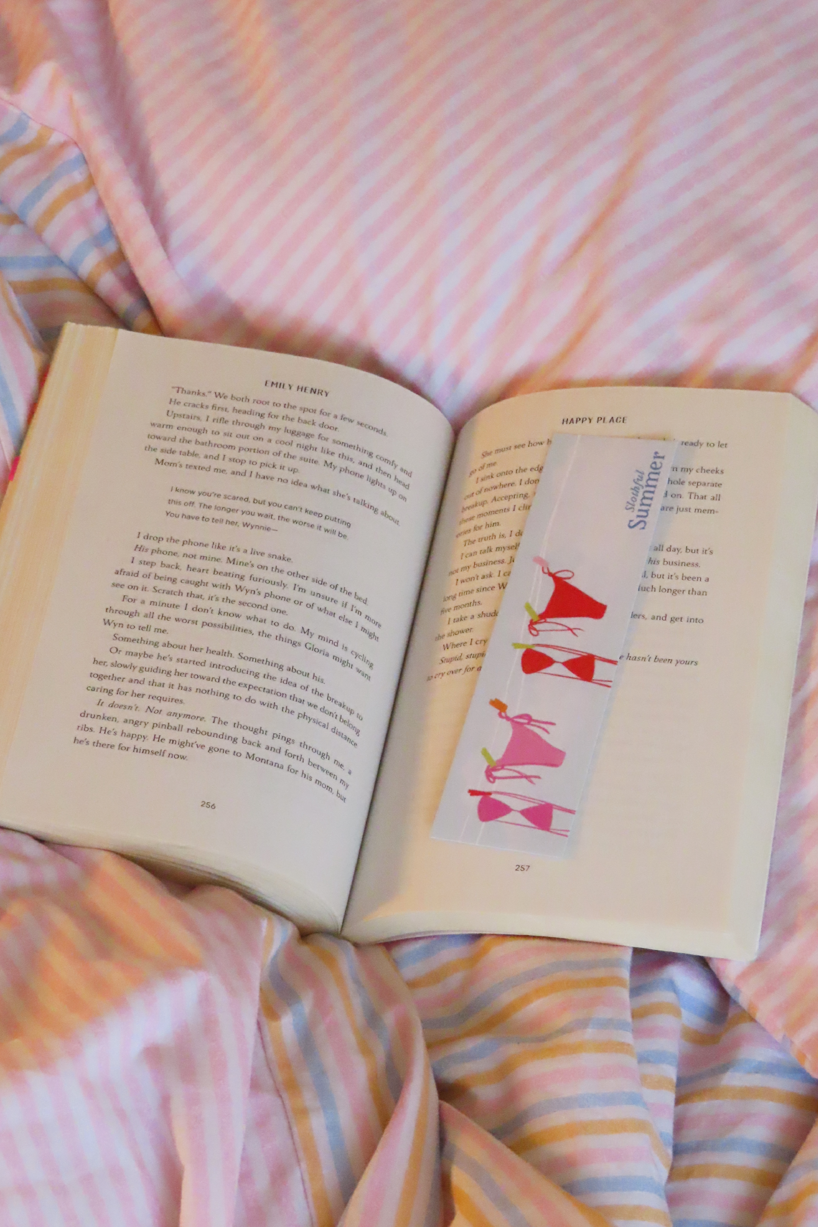 Summer Laundry Bookmark