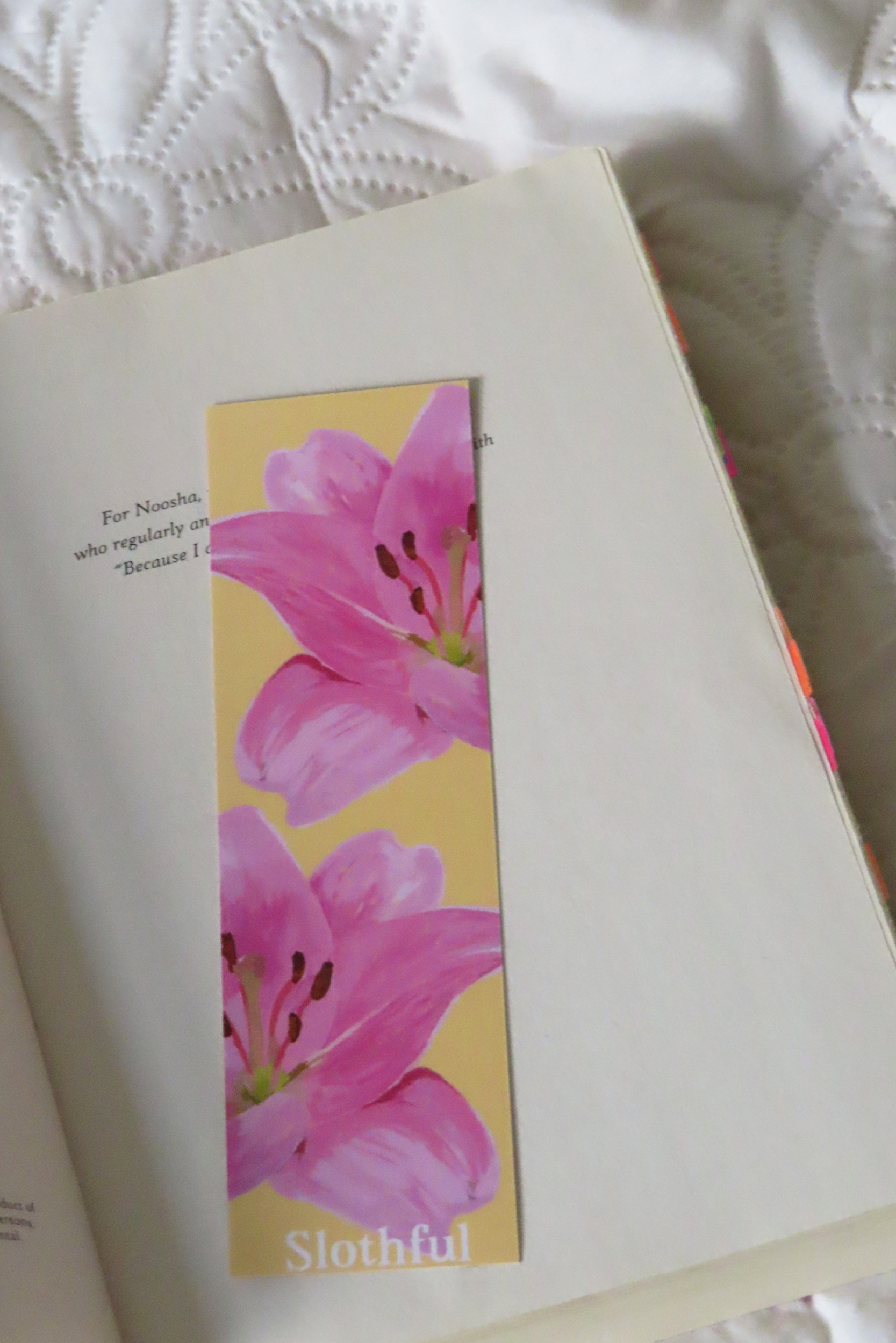 Lilies Bookmark