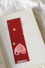 Nighttime Maroon Bookmark