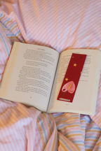 Nighttime Maroon Bookmark