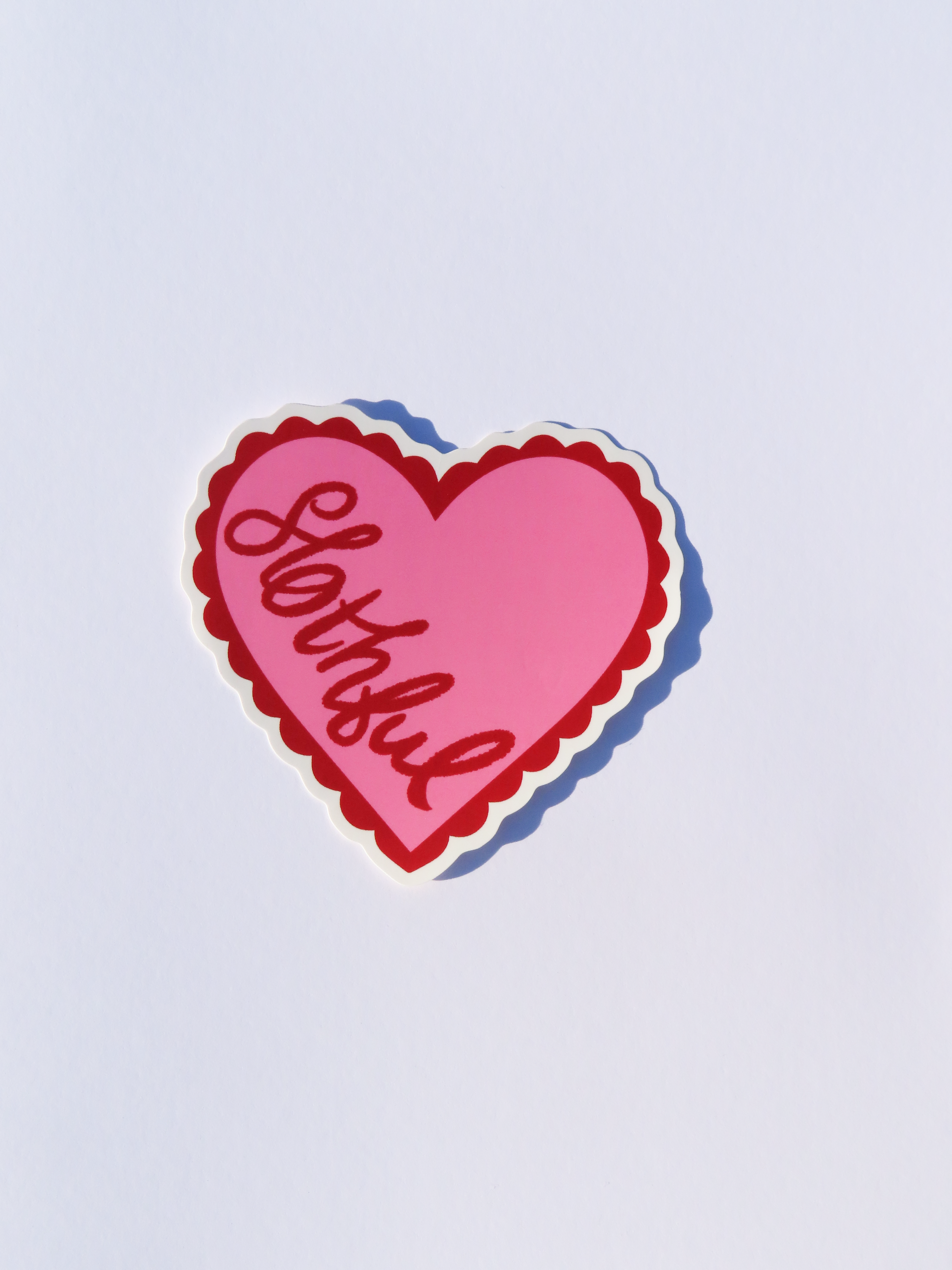 Slothful At Heart Sticker