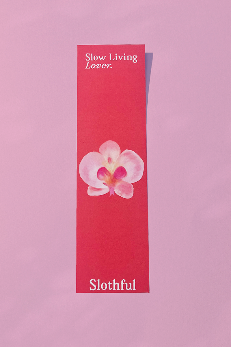 Slow living lover Bookmark