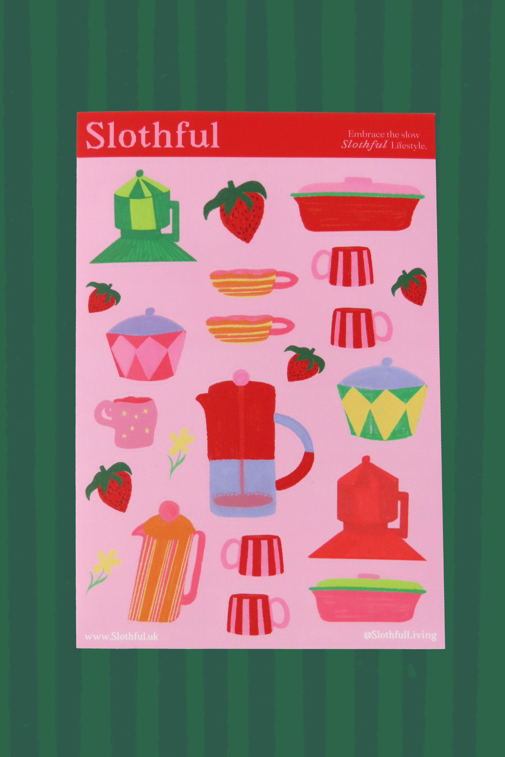 Slow Sunday Sticker Sheet