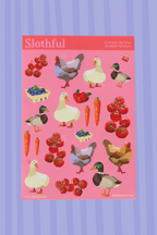 Lazy Farm Sticker Sheet