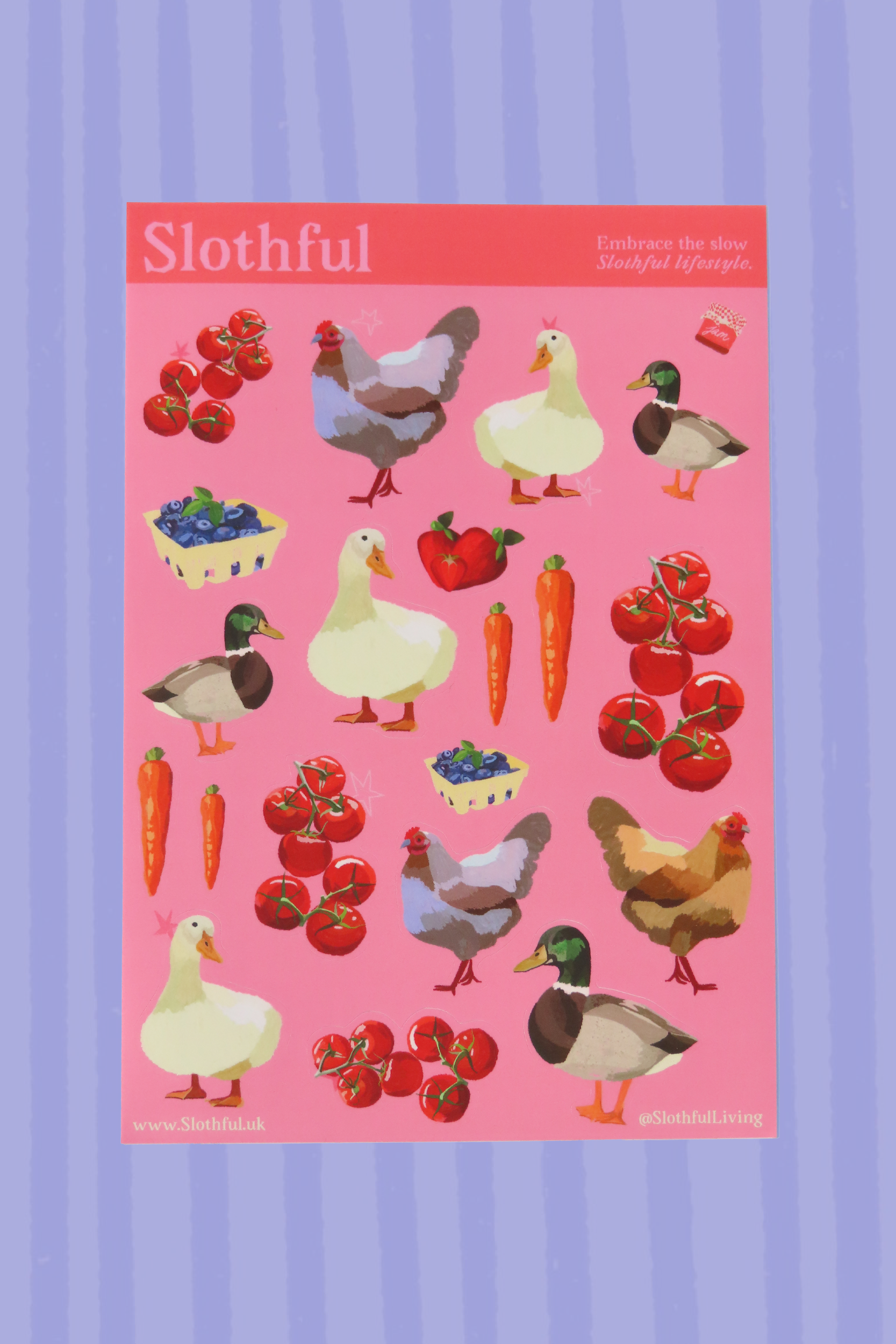 Lazy Farm Sticker Sheet