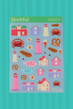 Summer House Sticker Sheet