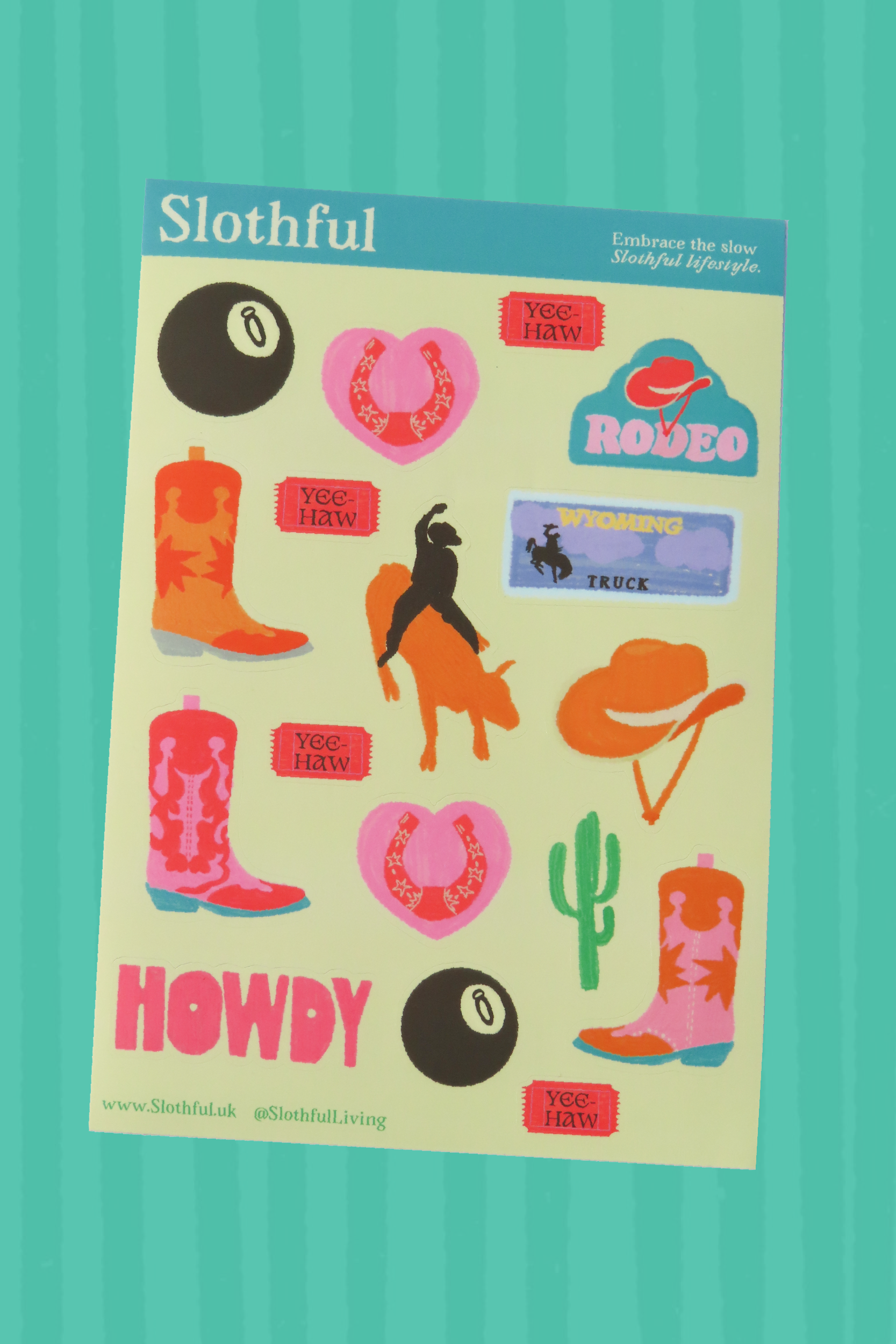 Yeehaw Sticker Sheet